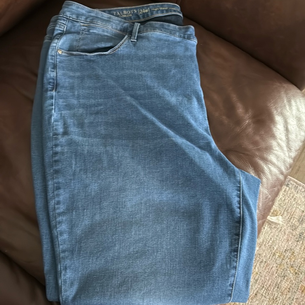 Talbots High-Waist Jegging Ankle Jeans- Plus Size